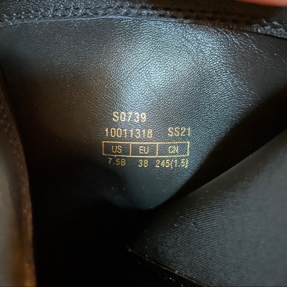 NIB Stuart Weitzman 5050 block black leather knee high boots - Picture 10 of 13